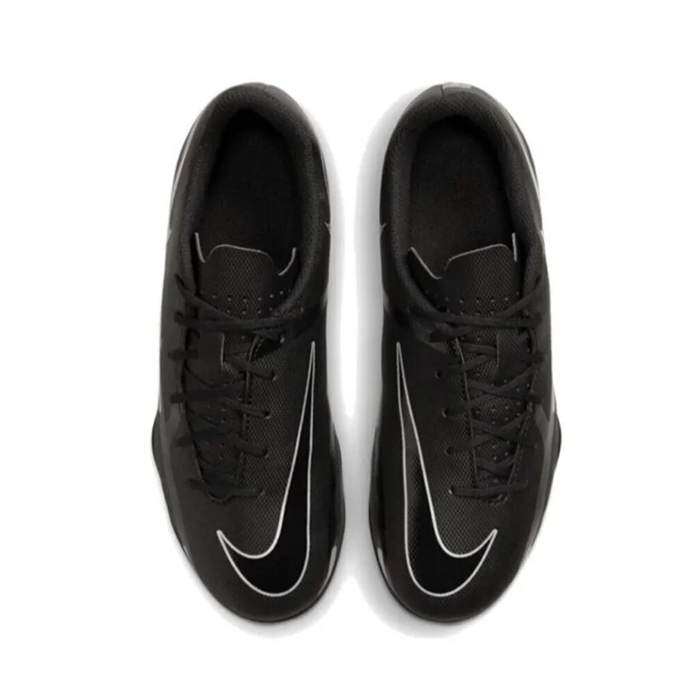Nike Jr Phantom GT2 Club MG/FG Youth Soccer Cleats Size 5Y Black/Metallic/Silver